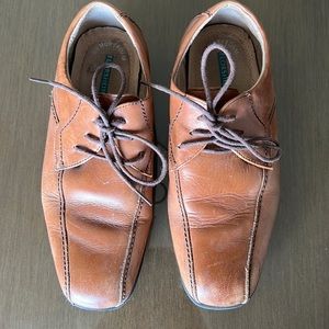 Kids light brown Florsheim boy’s shoes